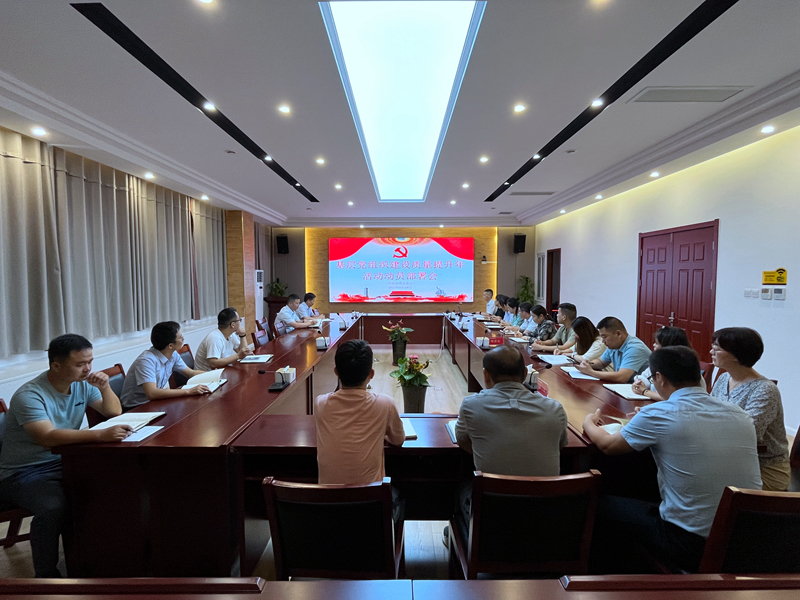 環(huán)通公司黨總支召開基層黨組織建設(shè)質(zhì)量提升年活動(dòng)動(dòng)員部署會