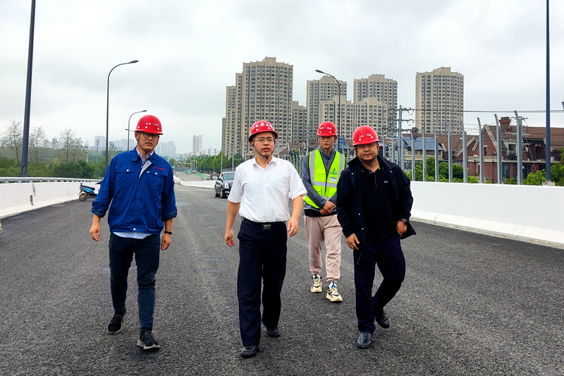 公司黨委書記、董事長錢申春調(diào)研西二環(huán)項目建設推進工作2