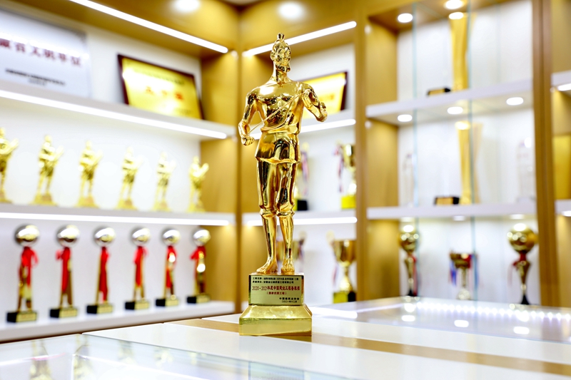 喜訊!公司捧回兩座“小金人”