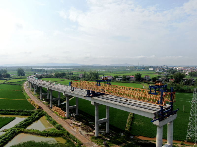 引江濟(jì)淮工程白湖大橋(在建)